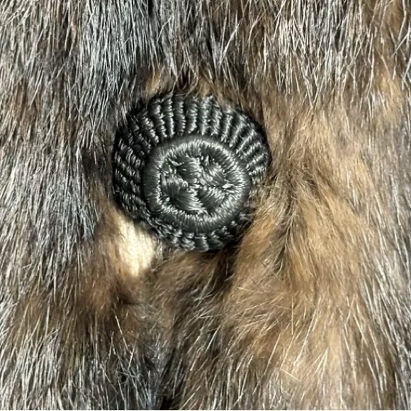 Vintage Fur Women’s Coat Size XS Brown Long Unbranded - Picture 7 of 14